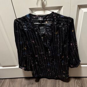 Torrid Multicolor Star Print Blouse